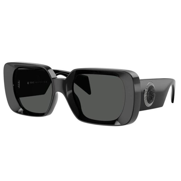 NEW VERSACE Medusa Medallion Sunglasses, BLACK WOMEN VERSACE SUNGLASSES